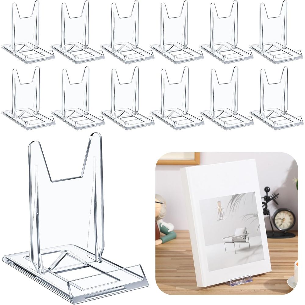 Clear Acrylic Book Stand Holder - Verstelbare, transparante acryl boekenstandaard, displayhouder, schildersezel
