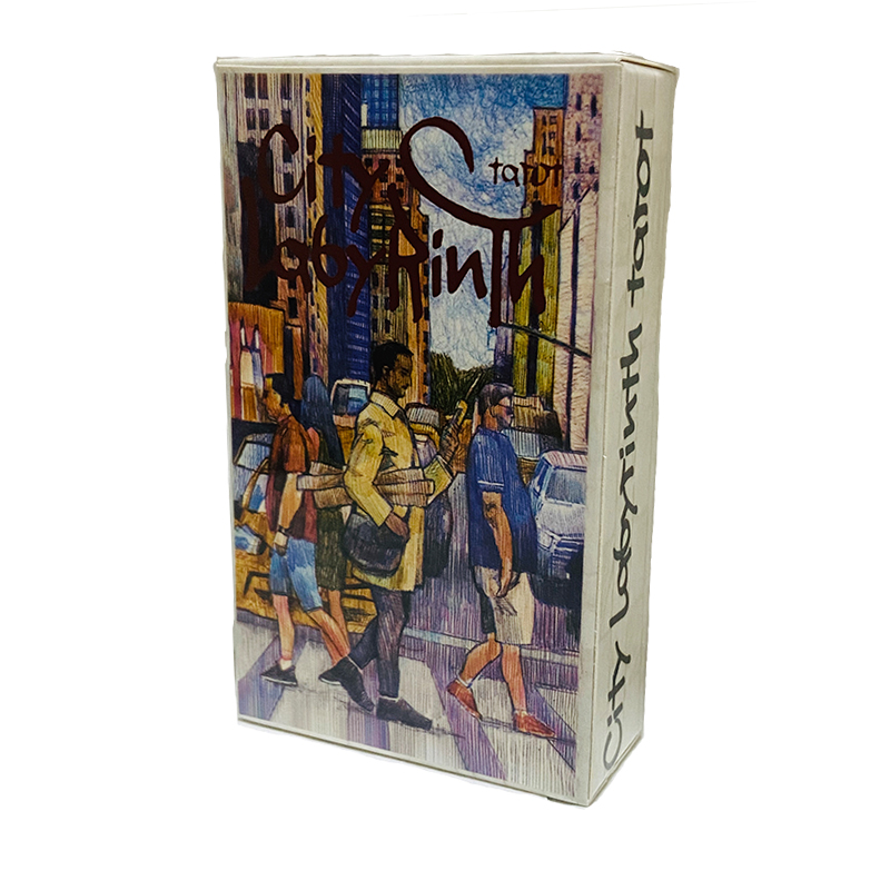 Tarot Deck With Guidebook - City Labyrinth Tarotkaarten 78-delige set Engelse