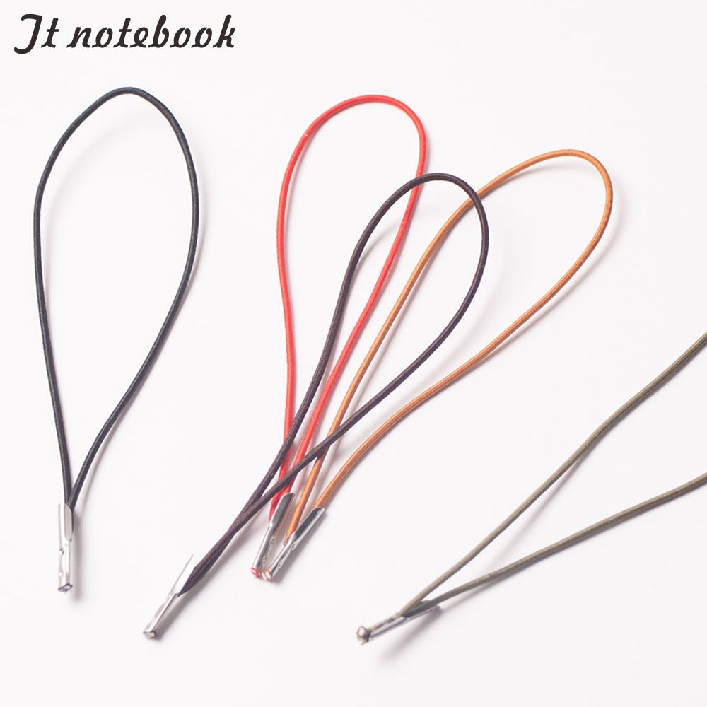 Vintage Leather Journal Notebook - 2 stuks elastische reparatie rubberen band