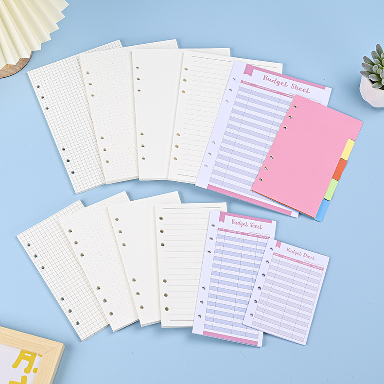A5 Spiral Dotted Grid Notebook - A6 A5 Losse Blad Notebook Bijvullen