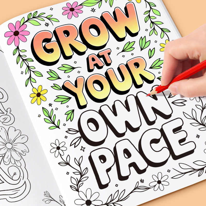 Adult Coloring Book Stress Relief - 32 pagina's kleurboek voor mentale gezondheid