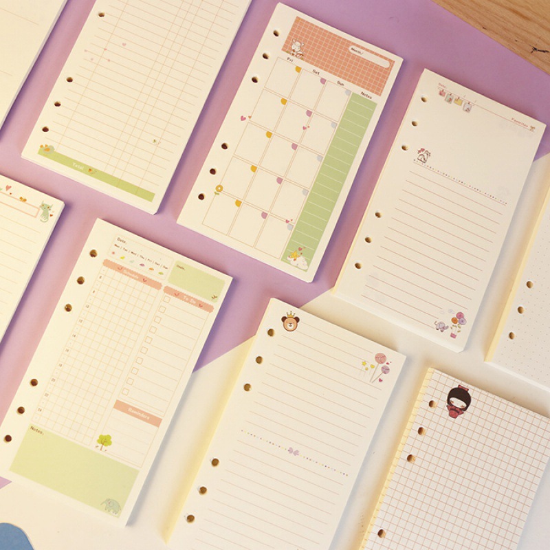 A5 Spiral Dotted Grid Notebook - 2026 Gekleurde A5 A6 Losbladige Notebook