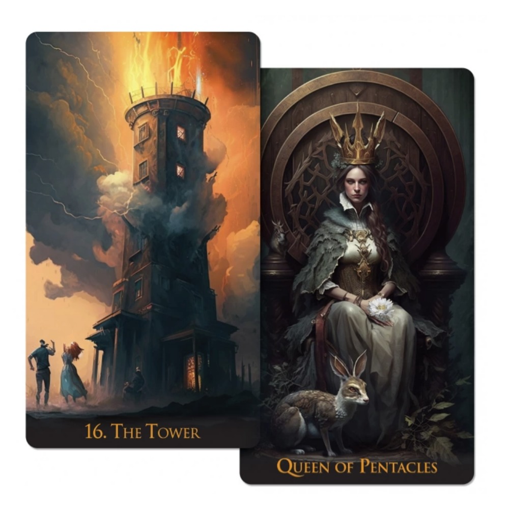 Tarot Deck With Guidebook - 12 * 7 cm raar wereld