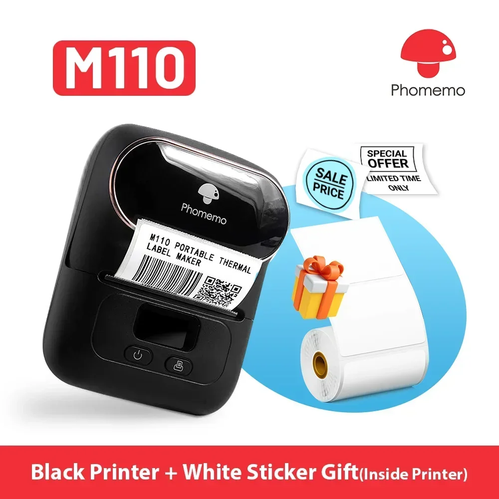 Mini Pocket Thermal Printer Paper Roll - Phomemo M110 Mini Draagbare Printer Thermische