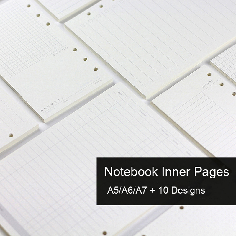 A5 Spiral Dotted Grid Notebook - A5 A6A7 45 Vellen Losbladige Notebook