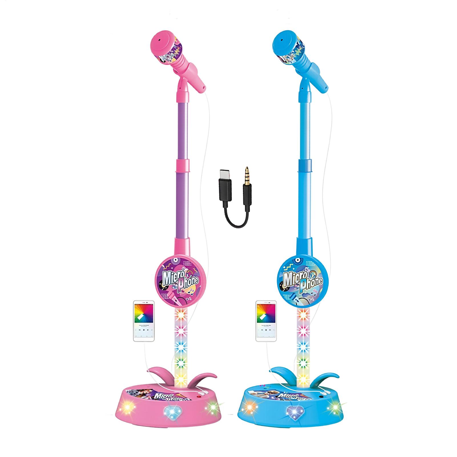 Music - Microfoon voor kinderen met standaard, draadloos,