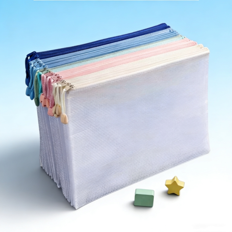 Stationery Books - A4 waterdichte transparante netzak grote capaciteit