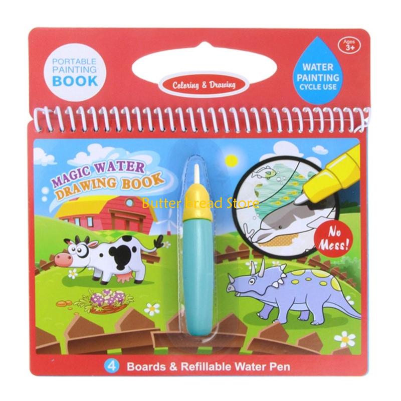 W89C Herbruikbaar magisch wate - Reusable Water Magic Coloring Book recensie en prijs