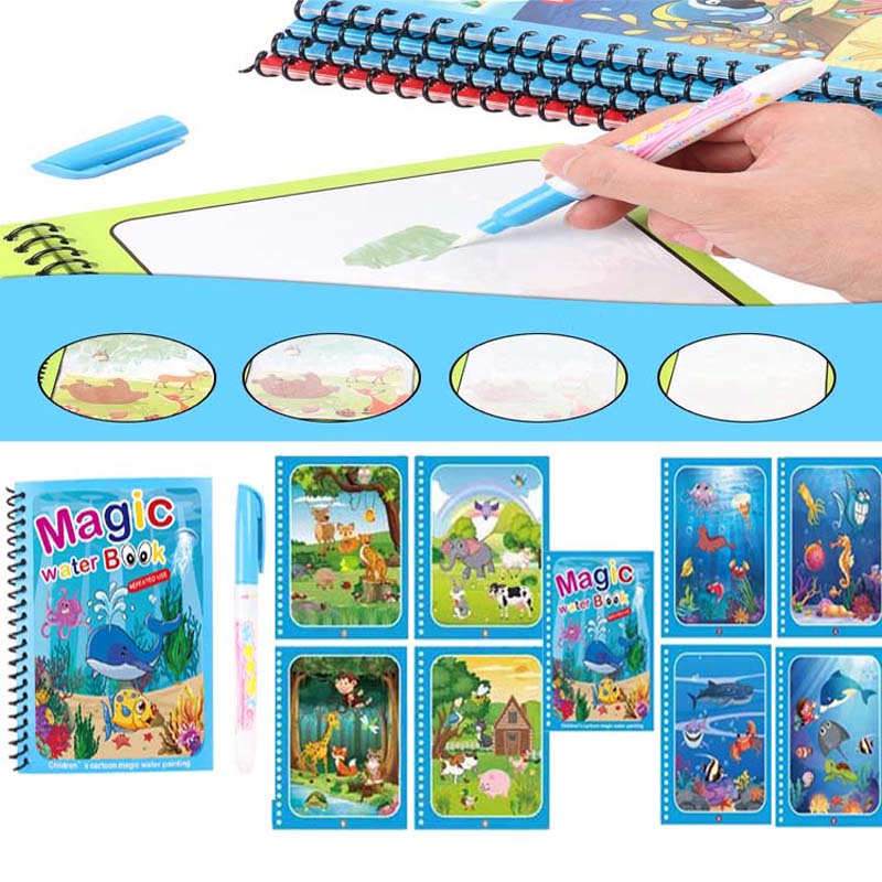 Hot Koop Herbruikbare Magische - Reusable Water Magic Coloring Book recensie en prijs