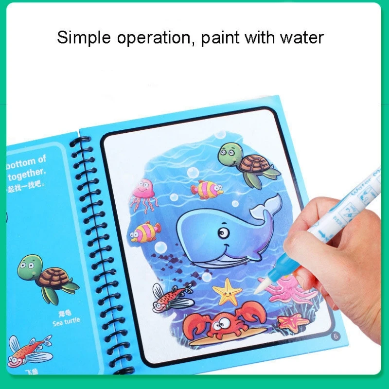 1pc Magic Water Coloring Book  - Reusable Water Magic Coloring Book recensie en prijs
