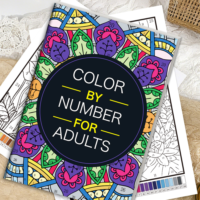 Kleur op nummer voor volwassen - Adult Coloring Book Stress Relief recensie en prijs