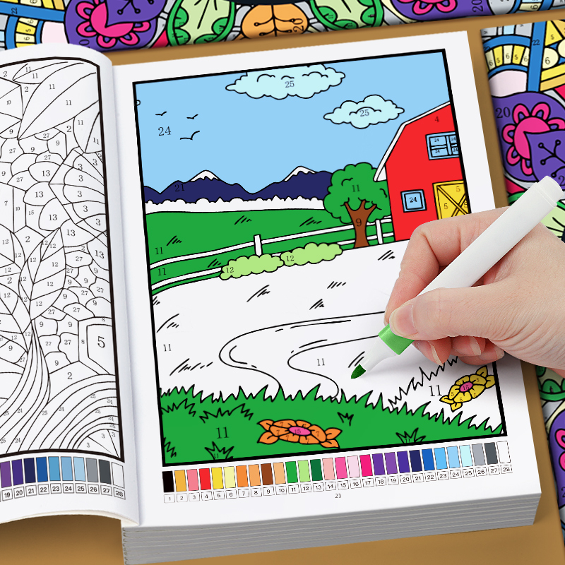 Kleur op nummer voor volwassen - Adult Coloring Book Stress Relief recensie en prijs