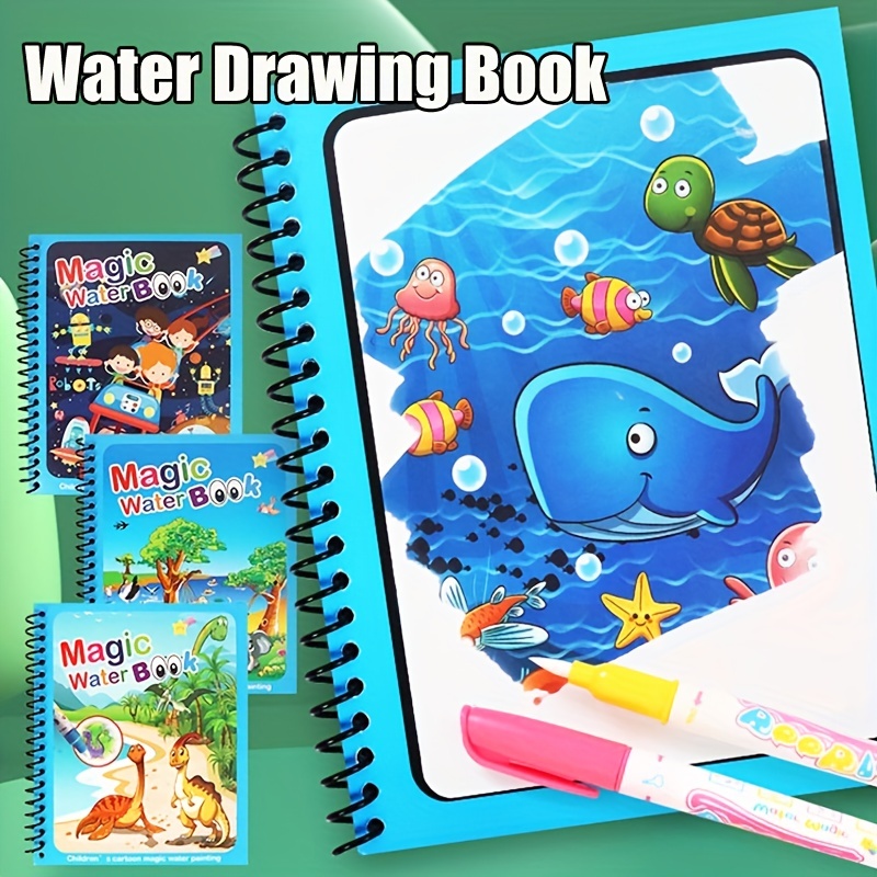 Magisch boek Watertekening Mon - Reusable Water Magic Coloring Book recensie en prijs