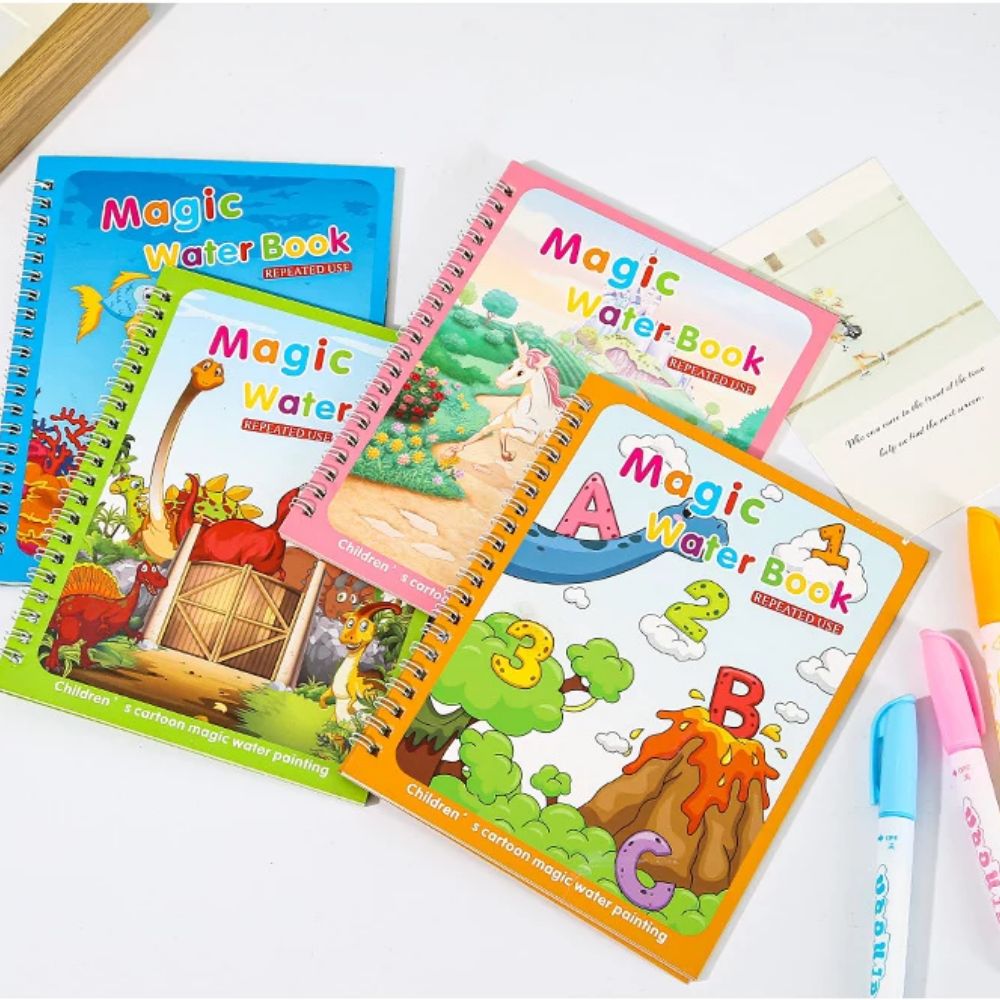 Magisch boek Watertekening Mon - Reusable Water Magic Coloring Book recensie en prijs