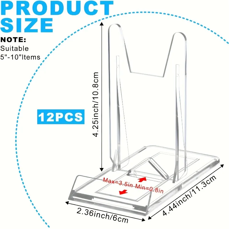5/12 stuks Transparante Acryl  - Clear Acrylic Book Stand Holder recensie en prijs