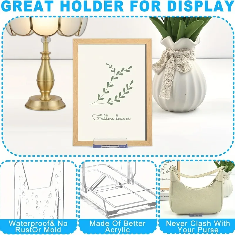 5/12 stuks Transparante Acryl  - Clear Acrylic Book Stand Holder recensie en prijs