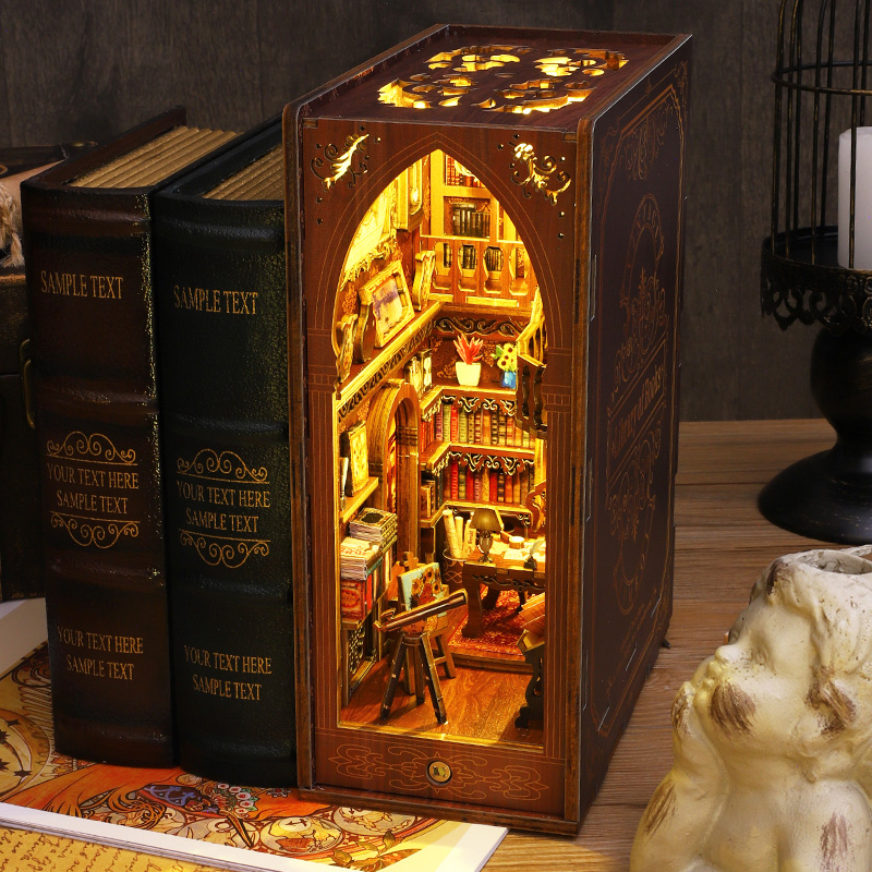 DIY Boekenhoekje Plank Insert  - Diy Wooden Book Nook Kit Shelf Insert recensie en prijs