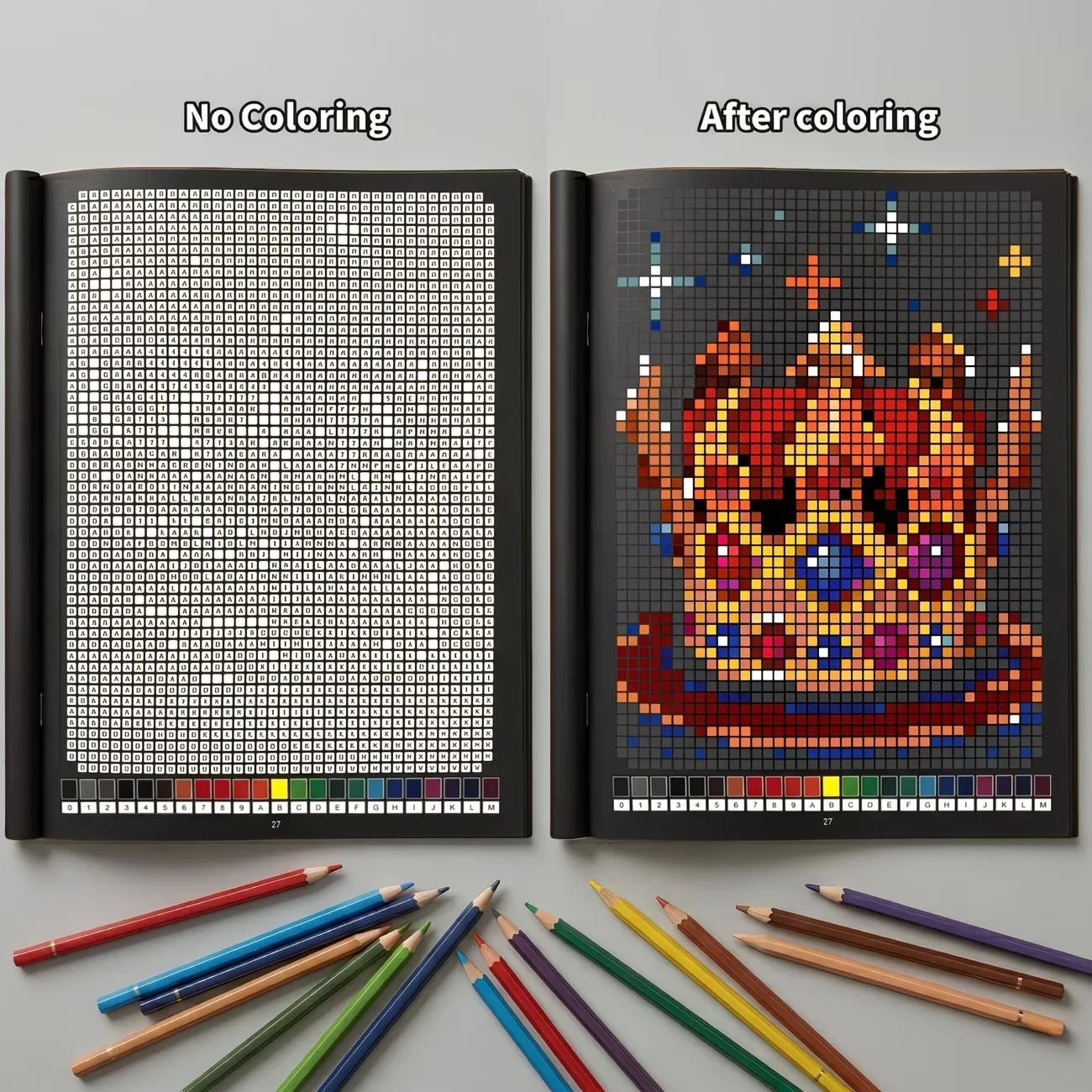 Mystery Mosaics Kleur op numme - Adult Coloring Book Stress Relief recensie en prijs