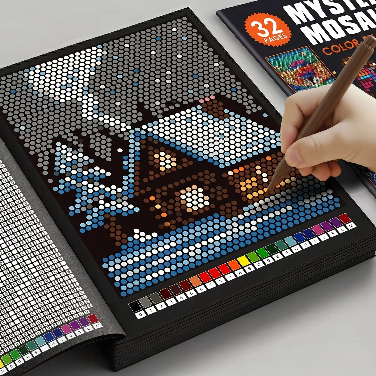 Mystery Mosaics Kleur op numme - Adult Coloring Book Stress Relief recensie en prijs