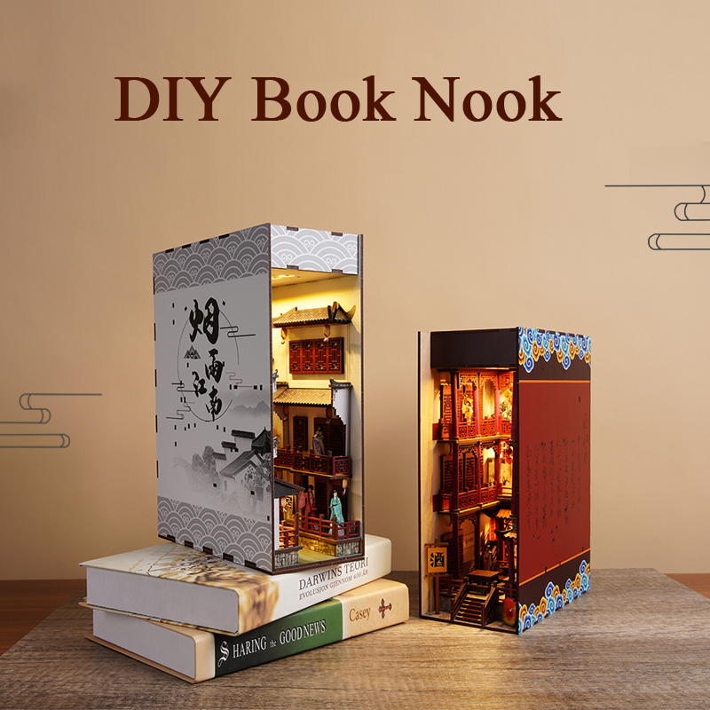 DIY Book Nook Insert Shelf Kit - Diy Wooden Book Nook Kit Shelf Insert recensie en prijs