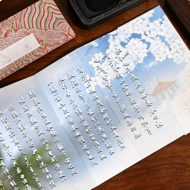 8x20 cm Xuan-papier accordeona - Chinese Calligraphy Practice Book recensie en prijs