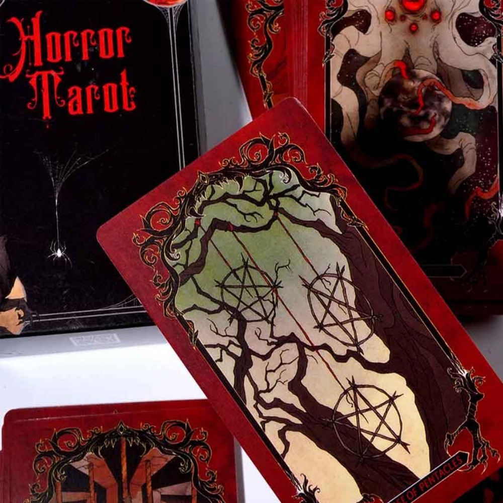 10.3*6Cm Horror Tarot Kaartspe - Tarot Deck With Guidebook recensie en prijs