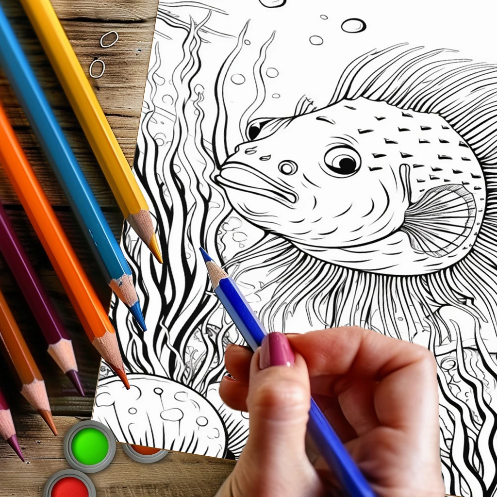 Zomeronderwaterkleurboek voor  - Adult Coloring Book Stress Relief recensie en prijs