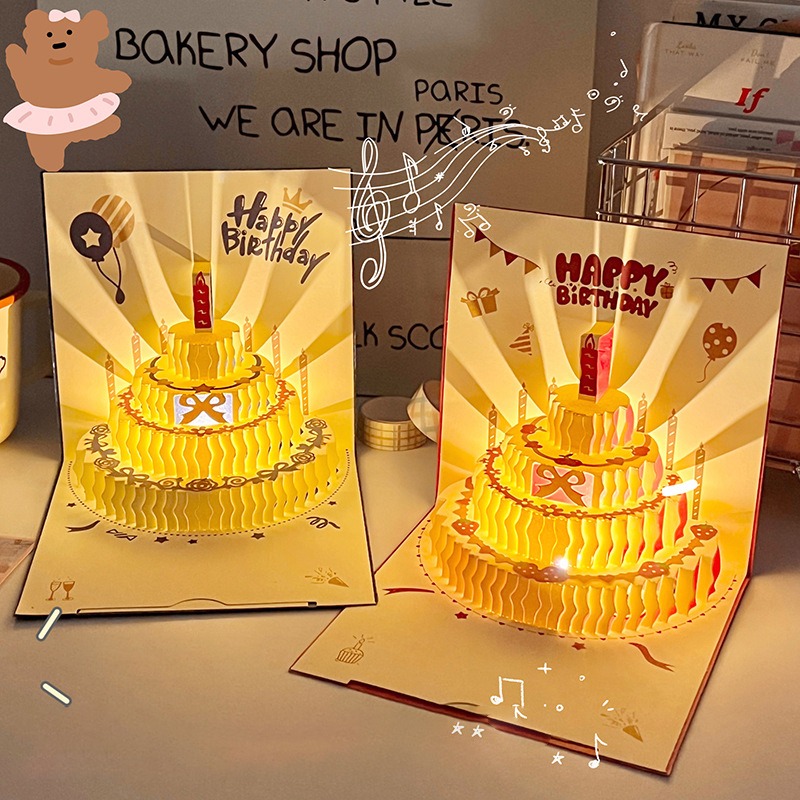 3D Muziek Licht Verjaardagskaa - Blank Sheet Music Notebook recensie en prijs