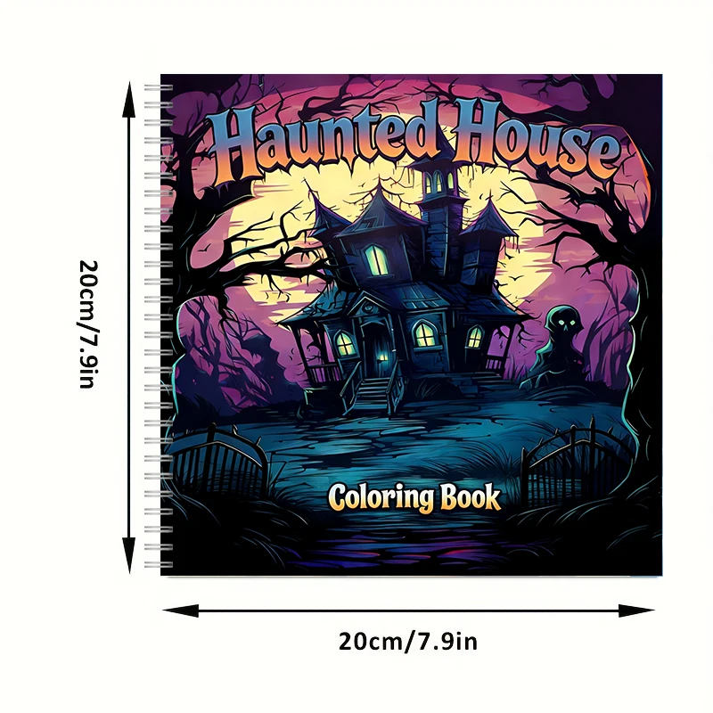 Spookhuis kleurboek voor volwa - Adult Coloring Book Stress Relief recensie en prijs