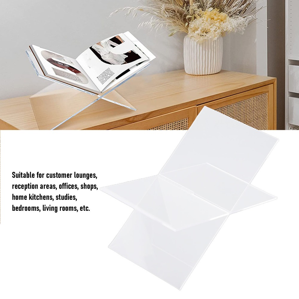 1 set X-vormig ontworpen acryl - Clear Acrylic Book Stand Holder recensie en prijs