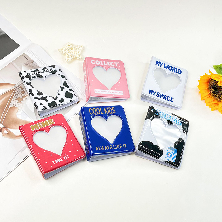 Koreaanse INS Cow Hollow Heart - Kpop Photo Card Binder 3 Inch recensie en prijs