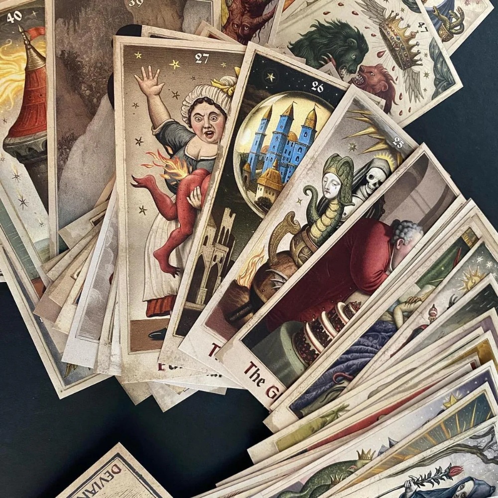 6 * 12 cm The Zammer Twins 1e  - Tarot Deck With Guidebook recensie en prijs