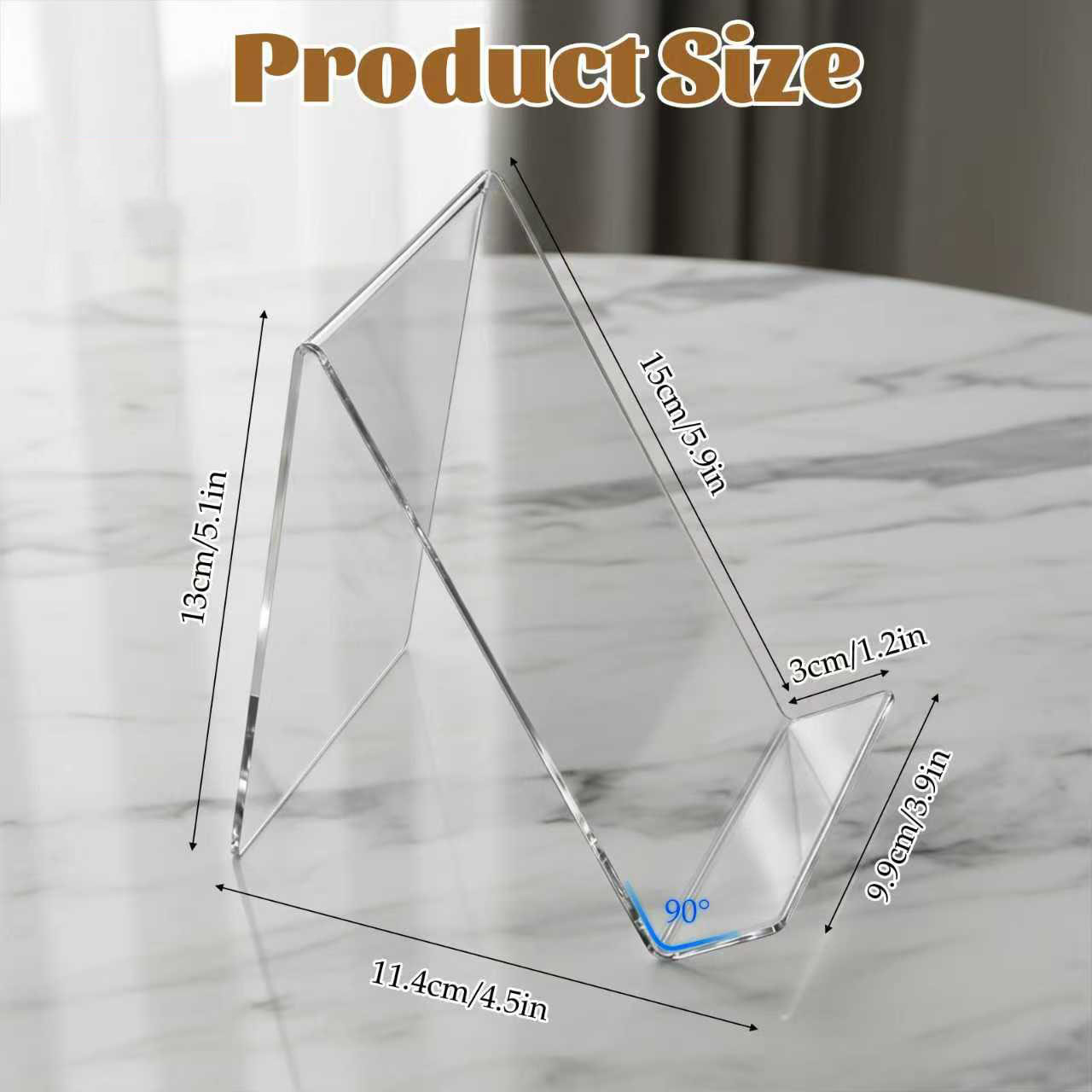 12-delige set acryl boekenstan - Clear Acrylic Book Stand Holder recensie en prijs