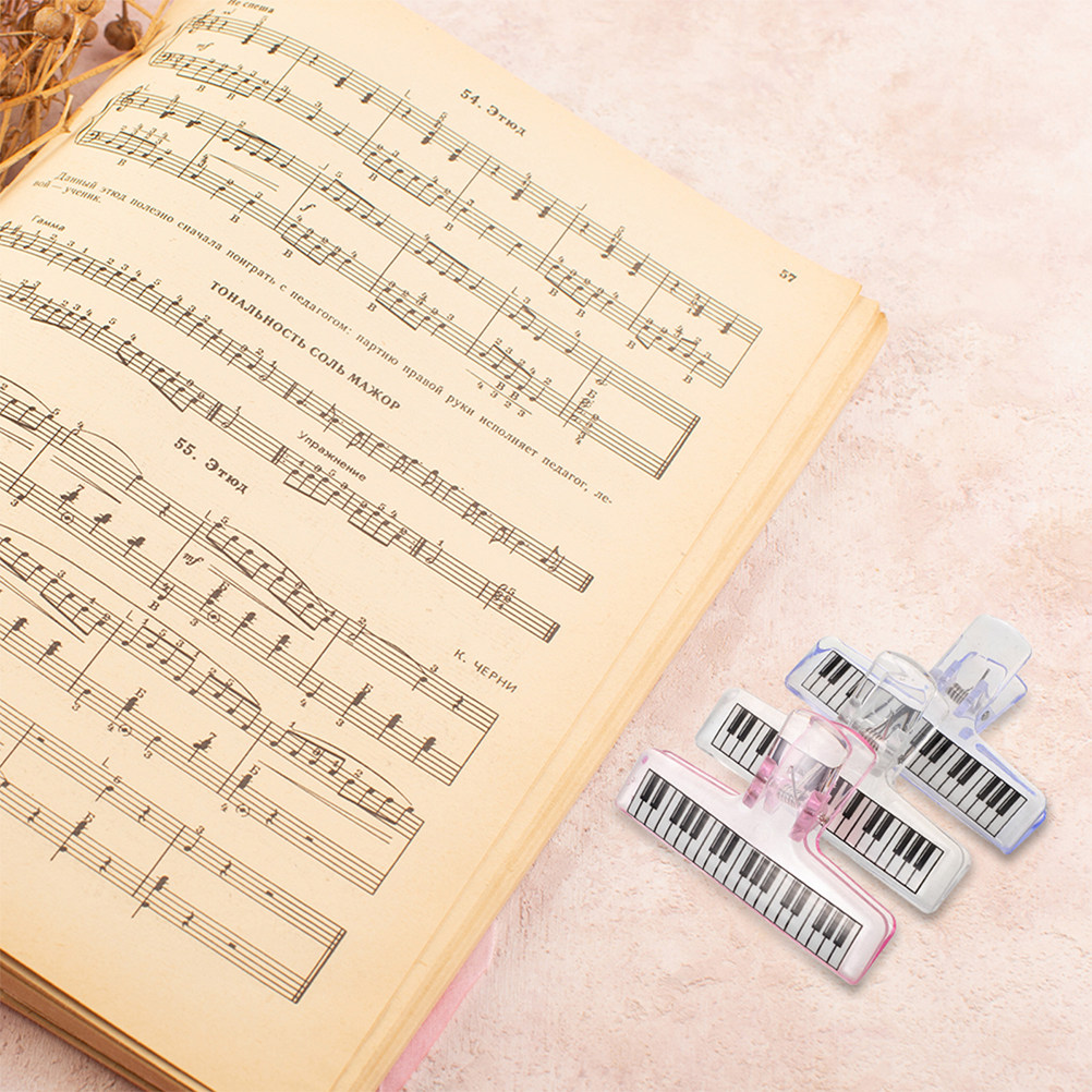 6 stuks muziekstandaardclips,  - Clear Acrylic Book Stand Holder recensie en prijs