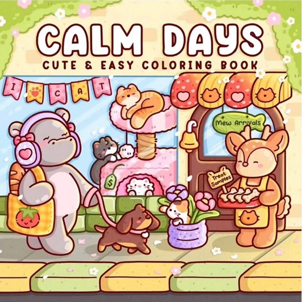 Schattig dieren-stressverlicht - Adult Coloring Book Stress Relief recensie en prijs