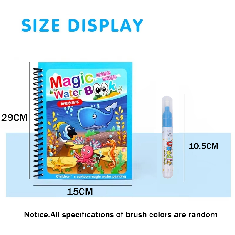 1pc herbruikbaar watertekenboe - Reusable Water Magic Coloring Book recensie en prijs