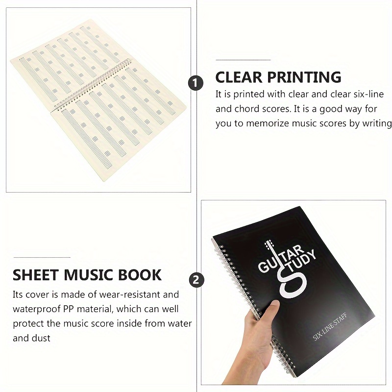 50-pagina Gitaar Tablature Not - Blank Sheet Music Notebook recensie en prijs