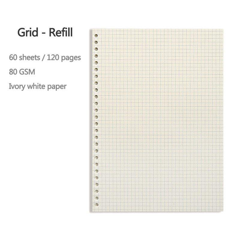 A5 B5 20 Gaten Losbladige Note - A5 Spiral Dotted Grid Notebook recensie en prijs