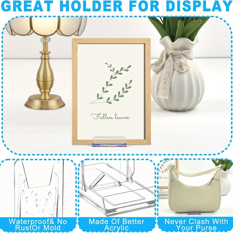 12 stuks 5/ helder acryl displ - Clear Acrylic Book Stand Holder recensie en prijs