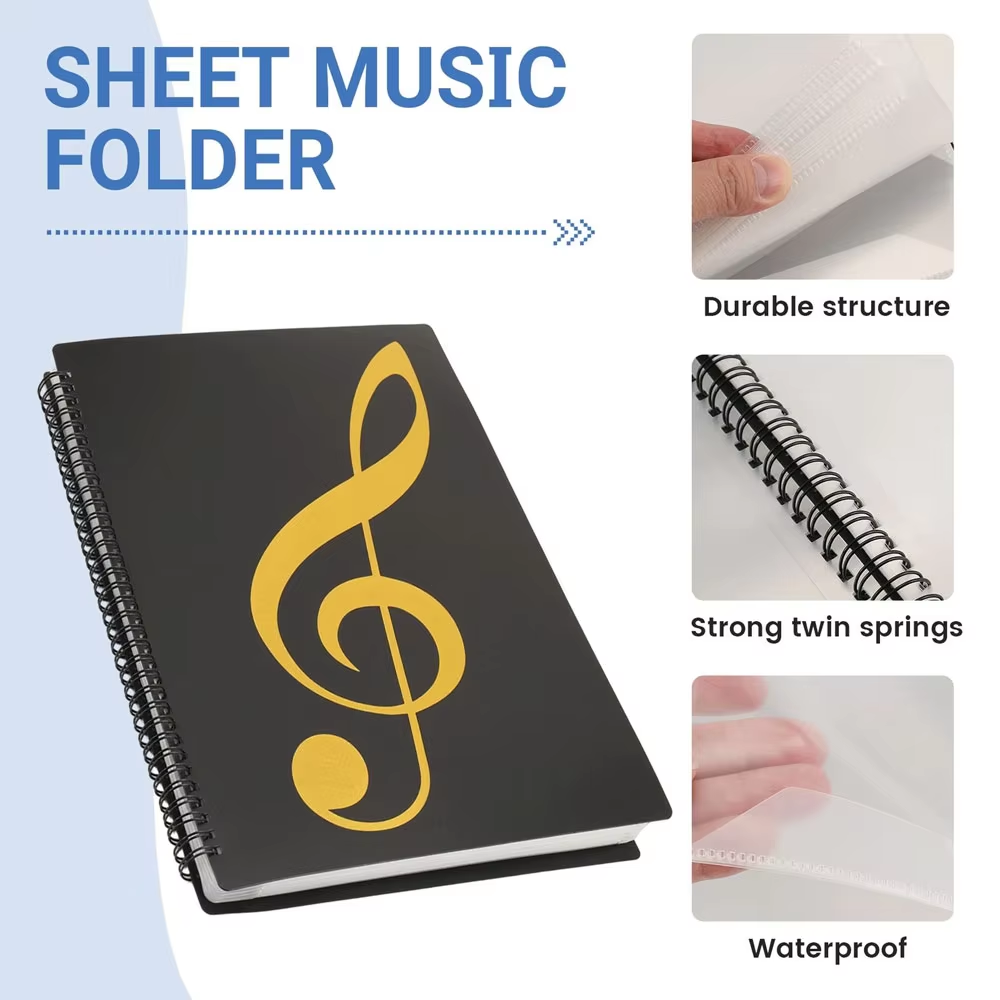 Flexibele 40-pagina's pianomuz - Blank Sheet Music Notebook recensie en prijs