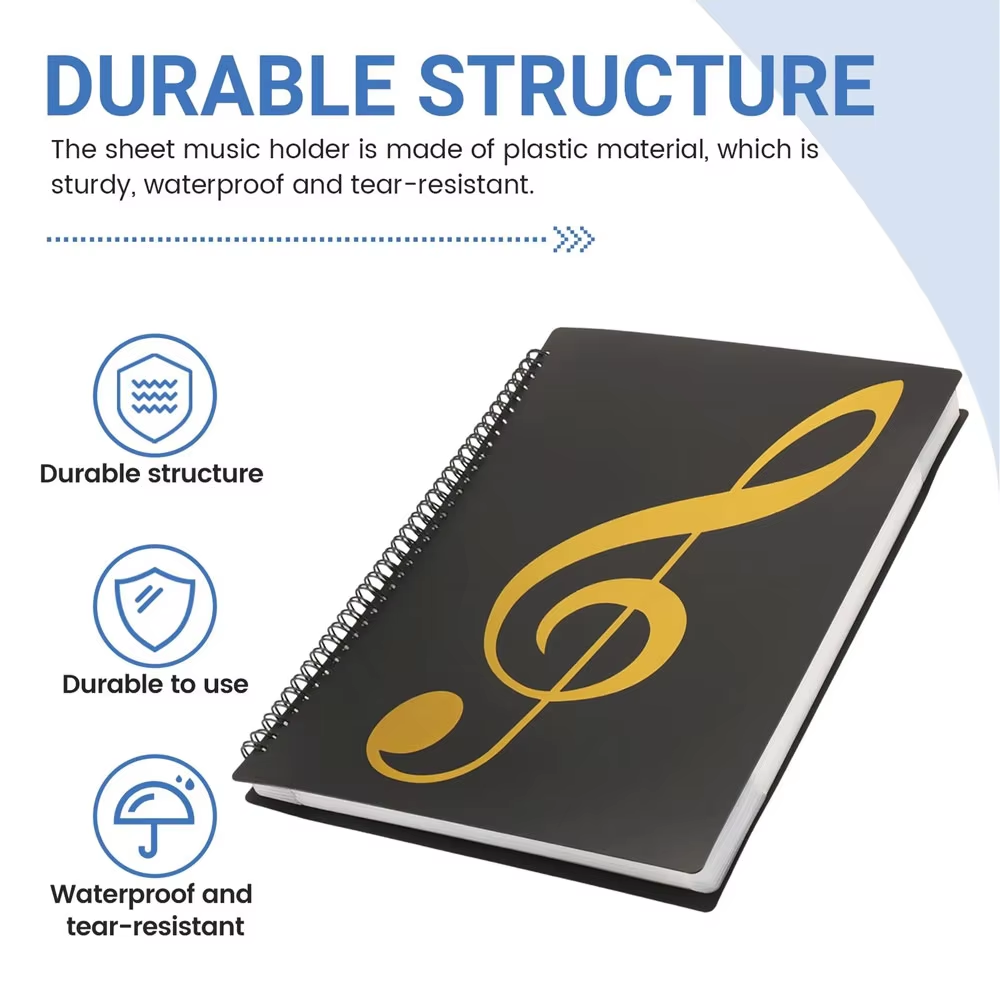Flexibele 40-pagina's pianomuz - Blank Sheet Music Notebook recensie en prijs