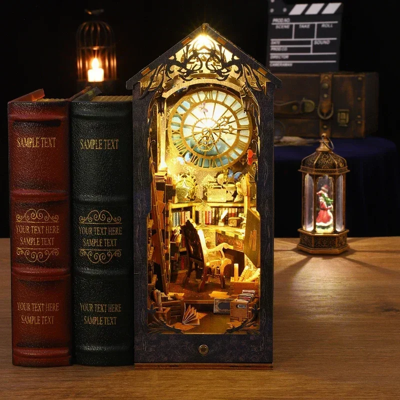 Retro DIY houten boekenhoek pl - Diy Wooden Book Nook Kit Shelf Insert recensie en prijs
