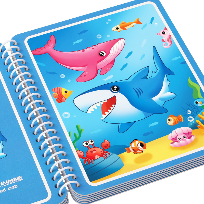 Magisch watertekenboek voor ki - Reusable Water Magic Coloring Book recensie en prijs