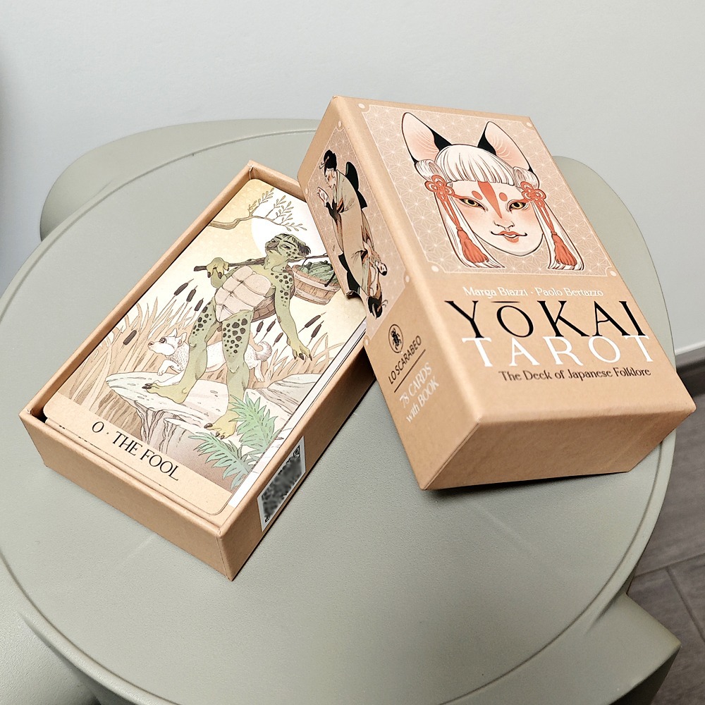 Yokai Tarot Kaarten 78 Stuks J - Tarot Deck With Guidebook recensie en prijs