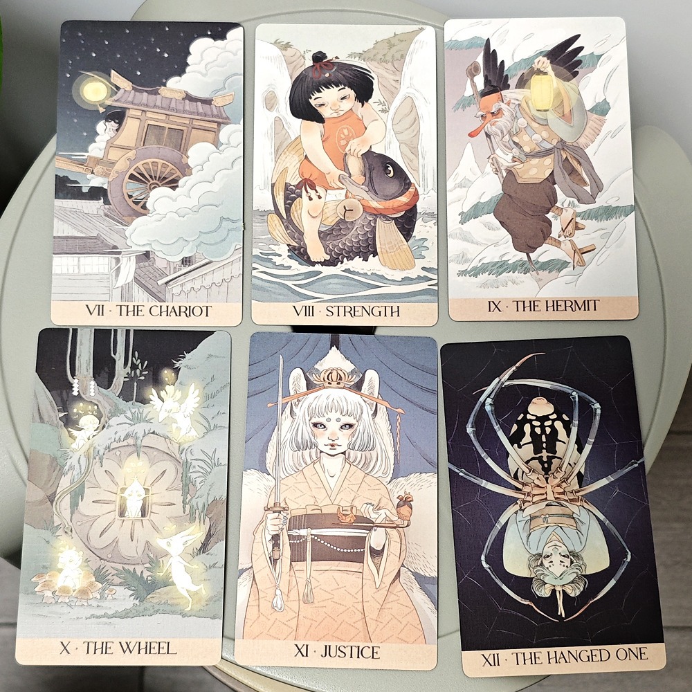 Yokai Tarot Kaarten 78 Stuks J - Tarot Deck With Guidebook recensie en prijs